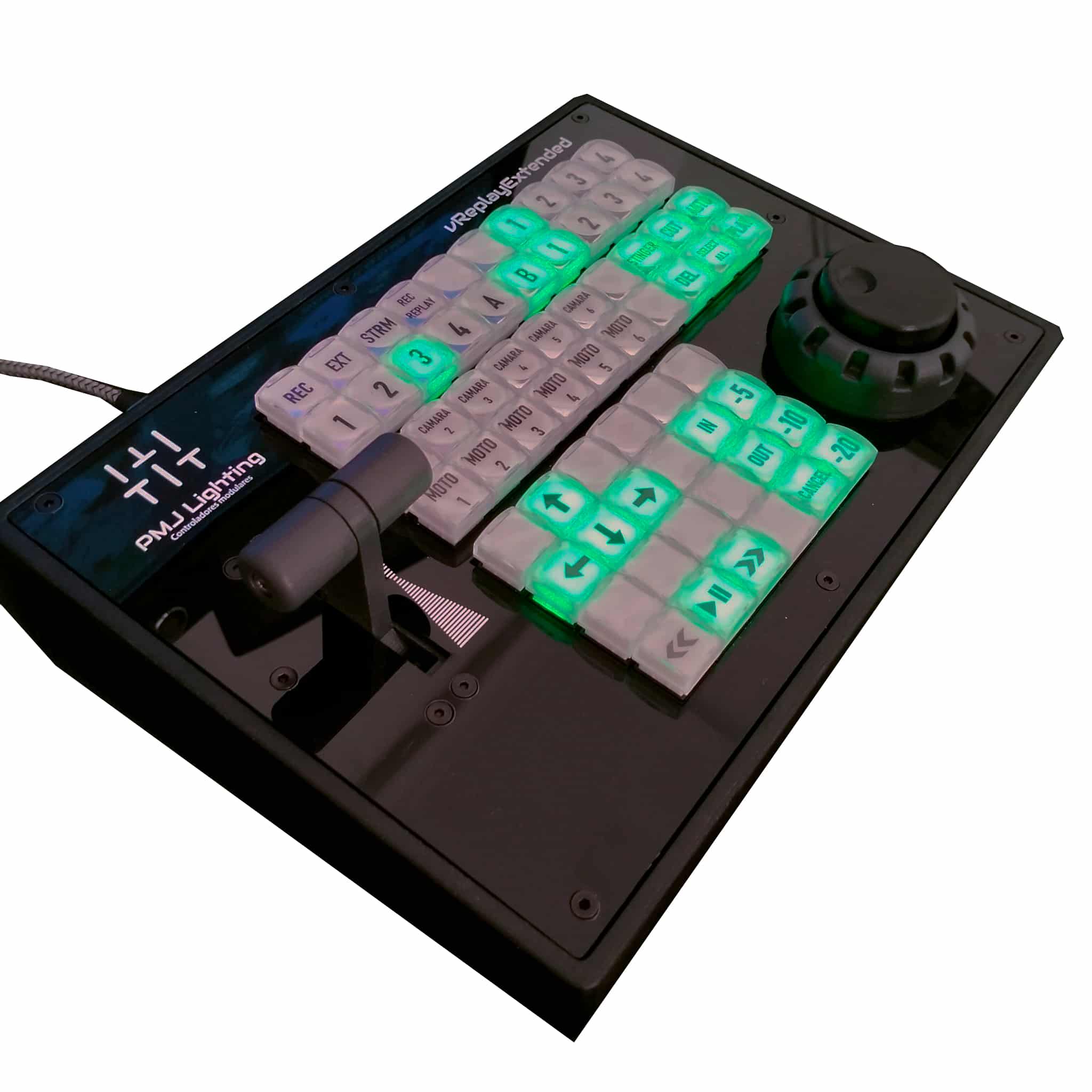 Controlador midi para repeticiones en Vmix Pmj Controller